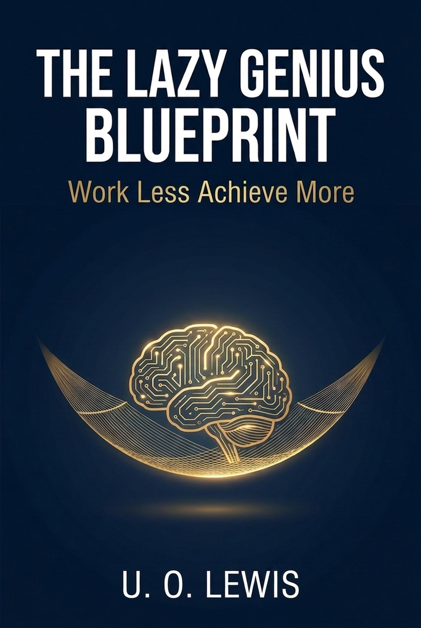 The Lazy Genius Blueprint: Work Less, Achieve More by U.O. Lewis — book cover
